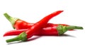 Tiny chili peppers, clipping paths