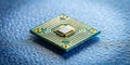 Tiny chips embedded in objects enabling wireless identification Generative By AI
