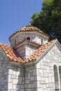 Tiny church, Greek Orthodox along roadside in rural Greece