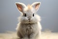 Tiny Cute baby rabbit. Generate Ai