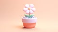 Tiny Cute 3D Flower: Delicate Miniature Botanical Charm