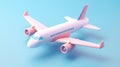 Tiny Cute 3D Plane: A Delightful Miniature Aviation Marvel