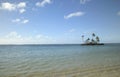 Tiny desert island in Hawaii