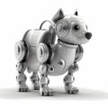 Tiny Dog Security Robot. Generative AI Royalty Free Stock Photo