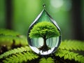 Tiny Ecosystem.A breathtaking close-up of a miniature ecosystem. Royalty Free Stock Photo
