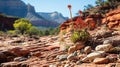 Tiny Floral Wonders Against Geological Grandeur