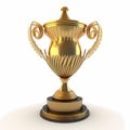 Tiny Golden Trophy. Generative AI