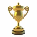 Tiny Golden Trophy. Generative AI