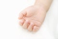 Tiny hand of baby Royalty Free Stock Photo