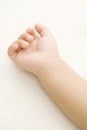 Tiny hand of baby Royalty Free Stock Photo