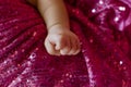 tiny hand of a newborn baby Royalty Free Stock Photo