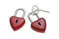 Tiny heart-shaped lock, padlock