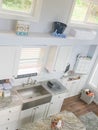 Tiny house living and Kitchen area Royalty Free Stock Photo