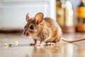 Cautious Kitchen Explorer: Understanding Mouse Behavior & Effective Pest Prevention Strategies for a Clean Royalty Free Stock Photo