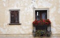 Tiny Italian balcony Royalty Free Stock Photo