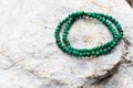 The tiny Malachite Bracelet Royalty Free Stock Photo