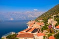 Tiny mediterranean town on the hillside