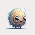 tiny but mighty protozoa that can cause some serious diseases. cute children creature, AI generation