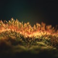 Tiny Moss Spores A Hidden Wonder Of Nature Generative AI Royalty Free Stock Photo