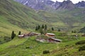 Tiny mountain village in South Tyrol, Italy Royalty Free Stock Photo