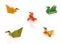 Tiny origami Royalty Free Stock Photo