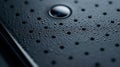 Tiny raised dots cover the screen adding texture to the otherwise smooth and glossy surface enhancing its tactile appeal