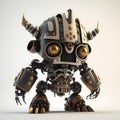 Tiny Rebel Character Robot. Generative AI Royalty Free Stock Photo
