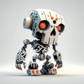 Tiny Rebel Character Robot. Generative AI Royalty Free Stock Photo