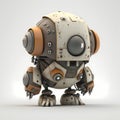 Tiny Rebel Character Robot. Generative AI Royalty Free Stock Photo
