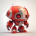 Tiny Rebel Character Robot. Generative AI Royalty Free Stock Photo