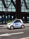 Tiny small NYPD police car