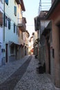 Tiny street in village Malcesine