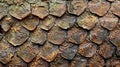 Tiny tightlypacked scales form a scaly reptilelike texture on the barks surface adding depth and dimension Royalty Free Stock Photo