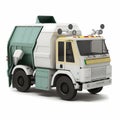 Tiny Toy Garbage Truck. Generative AI