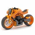 Tiny Toy Super Moto. Generative AI Royalty Free Stock Photo