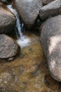 Tiny waterfall on Shirley Creek