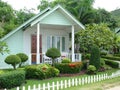 Tiny White Cottage