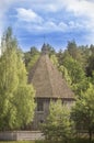 Tiny wooden church, Lithuania Royalty Free Stock Photo