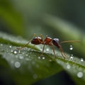 The Tiny World of Ant Macro and Micro Photography with Dew