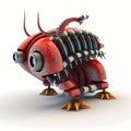 Tiny Worm Robot. Generative AI