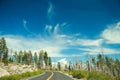 Tioga Pass Road through Olmsted Point, Yosemite National Park, California, USA Royalty Free Stock Photo