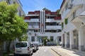 Tiong Bahru, the oldest housing estate in Singapore, boasts `Streamline Moderne` Art Deco architecture from the 1930s Royalty Free Stock Photo