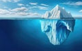 Tip of the iceberg. Hidden Challenges: The Iceberg Effect in Problem-Solving Background