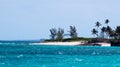 The tip of a tropical island from the Bahamas Royalty Free Stock Photo