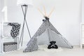 Tipi for baby boy Royalty Free Stock Photo
