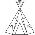 Tipi teepee vector eps illustration by crafteroks