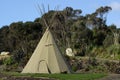 Tipi Tepee Teepee - American indian tent Royalty Free Stock Photo