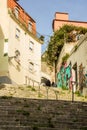 Lisboa, Portugal, staircases in Mouraria neighborhood