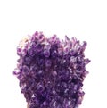 The tipical Amethyst crystallization Royalty Free Stock Photo
