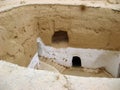 Tipical berber house at Matmata,Tunis Royalty Free Stock Photo